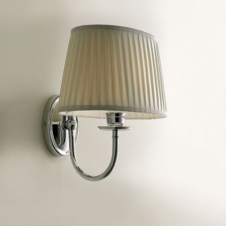 Devon Jasmine 3 Светильник настенный с абажуром 260х150cм, IP20, фурнитура: хром, артикул DEJASMINE3CR