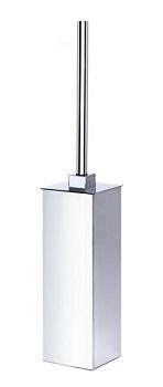 Surya Metall, квадратный напольный ерш с крышкой 7х7хh41 см, цвет золото