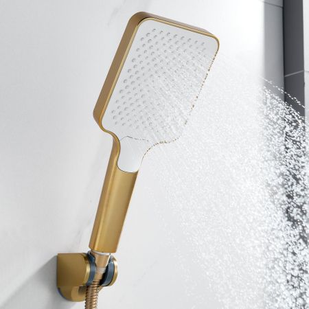 Смеситель для ванны Shevanik S9902G, золотой сатин, артикул S9902G