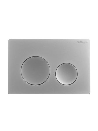 Кнопка смыва BELBAGNO BB-03C-GM, оружейная сталь, артикул BB-03C-GM