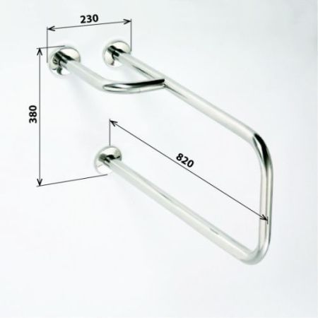 HELP Опорный поручень левый 380*776 глянец, артикул 301112151