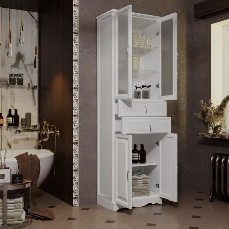 Пенал Риспекто 60 Opadiris Белый матовый, артикул 