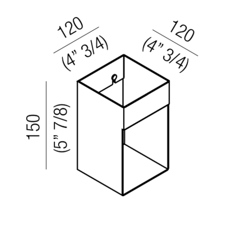 Agape 369 Полочка для аксессуаров, цвет: глянец, артикул A369203A