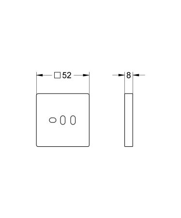 Шайба выравнивания GROHE Euphoria (27933000), артикул 27933000