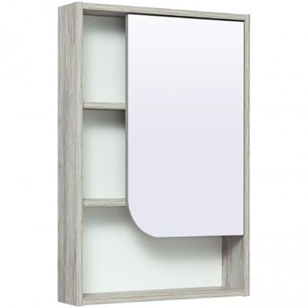 Зеркальный шкаф Runo Сити 50 4620750028732 Скандинавский Дуб Белый, артикул 4620750028732