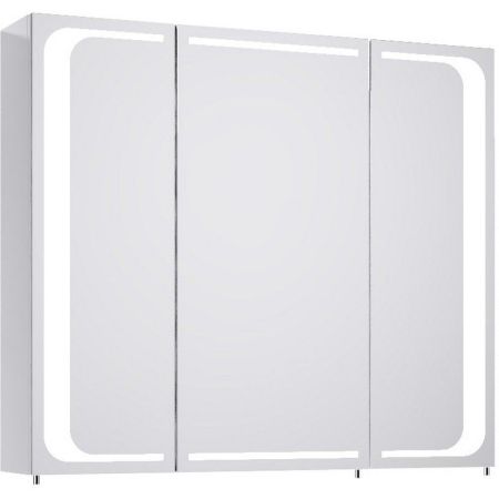 Зеркальный шкаф Aqwella 5 Stars Милан 80 Mil.04.08 Белый, артикул Mil.04.08