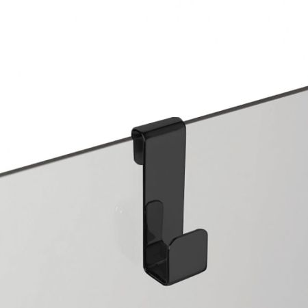 3SC APPY Крючок навесной на стекло, одинарный,цвет: черный матовый, артикул APPY1NO