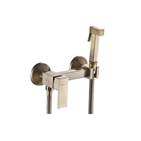 Гигиенический душ со смесителем Shevanik S137Q, бронза