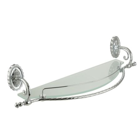 EDERA Полка L65 см, стекло/хром, артикул 16922