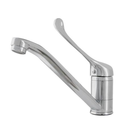 Смеситель для кухни с хирургической ручкой Сантаком stMIRA 5579, хром