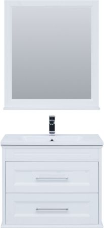Комплект мебели для ванной Aquanet Бостон М 80 белый матовый, артикул 00210630