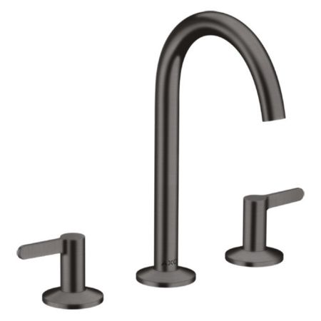 AX One Смеситель для раковины 170, 3 отв., p-open, цвет шлифованный черный хром, артикул 48050340