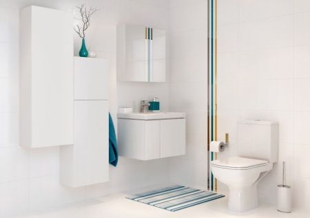 Тумба под раковину Cersanit Colour 60 SZ-COL-CM/COL/60 подвесная Белая, артикул SZ-COL-CM/COL/60