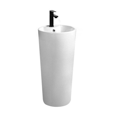 Раковина керамическая Vincea VBS-2P201, 395*395*820, напольная, цвет белый, артикул VBS-2P201