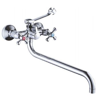 Смеситель для ванны Cron CN2642-2, хром