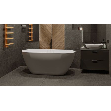 Ванна WHITECROSS Coral A 165x75 (белый мат) иск. камень