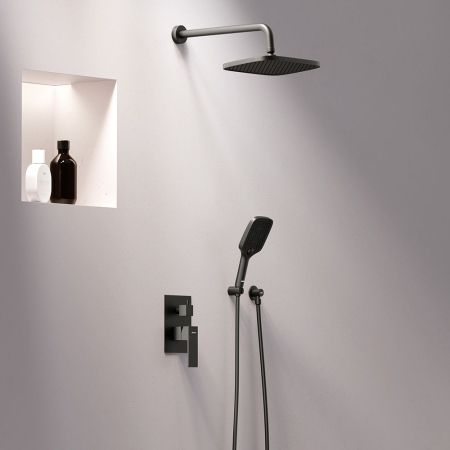 953520300 Gala встраиваемая душевая система со смесителем для душа, чёрный, артикул 953520300