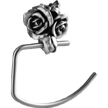 Держатель для полотенец Art&Max Rose AM-B-0916-T Серебро, артикул AM-B-0916-T