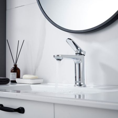 Смеситель для раковины Shevanik S4301, хром, артикул S4301