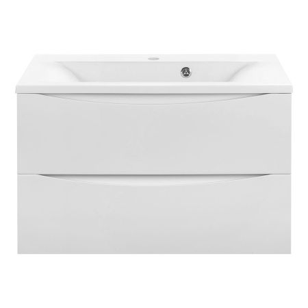 База под раковину Mia 800 подвесная, 2 выкатных ящика soft close, G.White, артикул VMC-2MA800GW