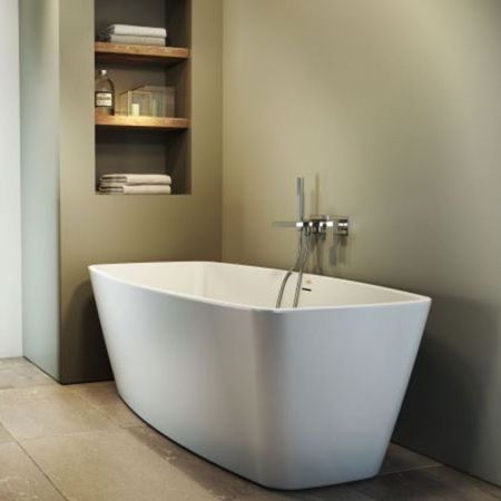 Jacuzzi Esprit Ванна акриловая 170x80x57 см без смесителя, без наполнения, цвет белый-хром