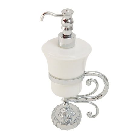 EDERA Дозатор жидкого мыла настольный, керамика/хром, артикул 16913