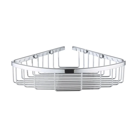 Полка металлическая угловая Rose RW11, хром, артикул RW11