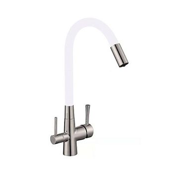 Смеситель для кухни с подключением к фильтру Savol S-L1806L-02, сатин