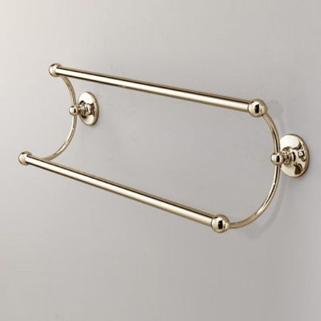 Devon&Devon Cavendish Полотенцедержатель двойной, цвет золото, артикул WM09