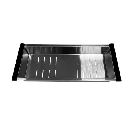 Кухонная мойка Ulgran Steel 680x500, вороненая сталь, артикул US 680-003