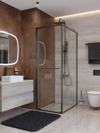 LUX-AH-FS-1-70/90-C-CR Душевой уголок, артикул LUX-AH-FS-1-70/90-C-CR