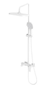 Душевая система HAIBA тропический душ, латунь, белый (HB24831-8)