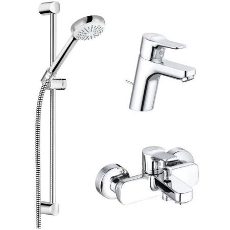 Набор KLUDI PURE&EASY 376850565 (хром, латунь), шт Набор KLUDI PURE&EASY 376850565 (хром, латунь), шт