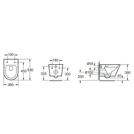Комплект 2 в 1 Lavinia Boho Biore Rimless 21010006, артикул 21010006