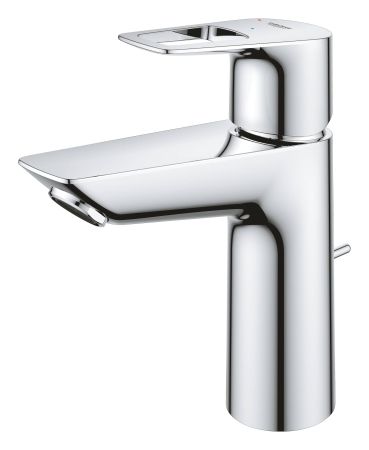 Смеситель для раковины GROHE BauLoop с рычажным донным клапаном, размер M, хром (23887001), артикул 23887001
