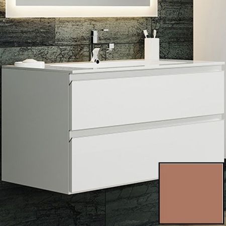 Тумба с раковиной SanVit Авеню-2 75 kavenu275 в цвете Ral подвесная Капучино, артикул kavenu275