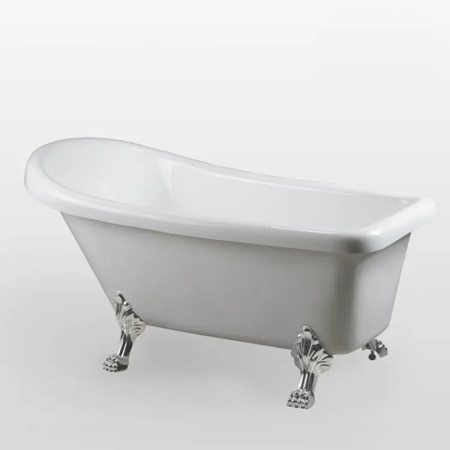 Ванна VITO 170 акриловая отдельностоящая Cerutti SPA (1700x740x750) на львиных алюминиевых хромированных лапах Ванна VITO 170 акриловая отдельностоящая Cerutti SPA (1700x740x750) на львиных алюминиевых хромированных лапах