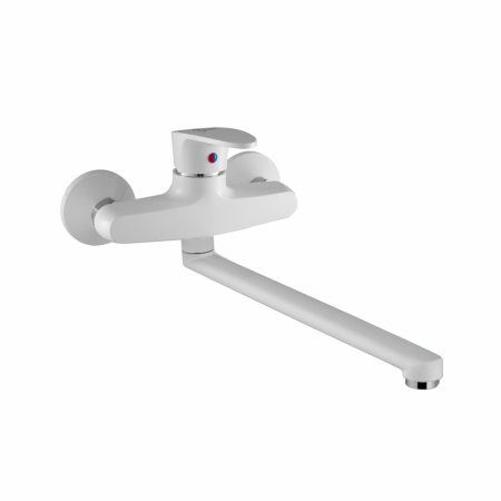 Смеситель для кухни Plstart PL4605-8, белый