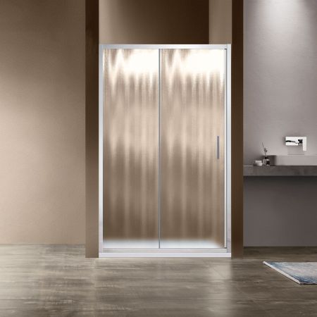 Душевая дверь Garda VDS-1G160CH, 1600, хром, стекло шиншилла, артикул VDS-1G160CH