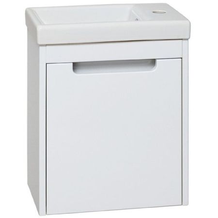 Тумба под раковину Runo Микра 40 4620750024710 подвесная Белая