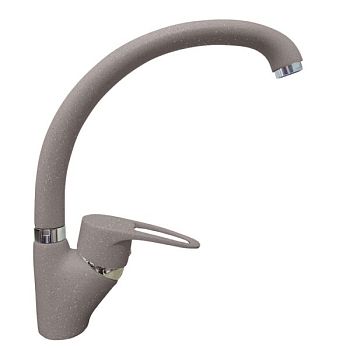 Смеситель для кухни GranFest 1024, серый