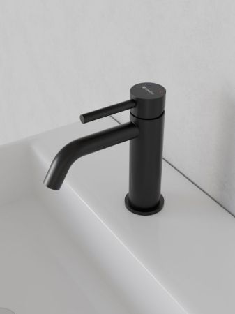 Cмеситель для раковины Knotlor SS-20/BL, черный, артикул SS-20/BL