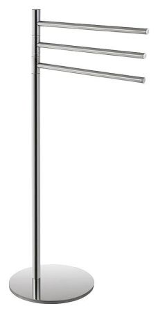 Стойка OMEGA с тройным поворотным держателем для полотенец хром 370*850*250мм, артикул 104836032