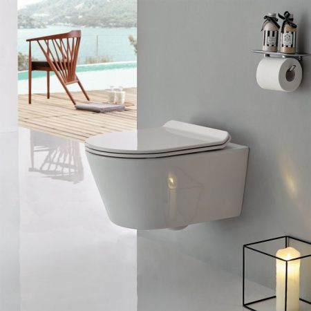 Унитаз SSWW CT2063 подвесной с сиденьем Микролифт