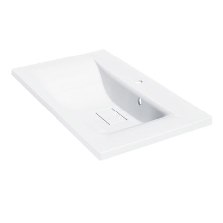 Раковина VCB-3M750W из искусственного камня, цвет белый, артикул VCB-3M750W