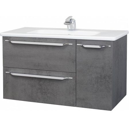 Тумба под раковину Bellezza Луиджи 100 4639217270423 подвесная Серая, артикул 4639217270423