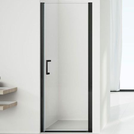 Душевая дверь Vincea Orta VPP-1O800CLB 80x190 профиль Черный стекло прозрачное, артикул VPP-1O800CLB