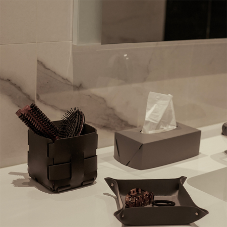 ADJ Мелочница, 14x14xH5 см., цвет: шоколад/капучино, артикул 109.06/04