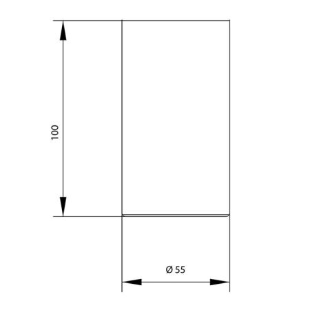 Bongio T Mix Стакан настольный, 100х55 мм, цвет золото 24к., артикул 30022OR00