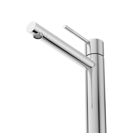 RELAX-LC2-01-W0 Смеситель для накладной раковины однорычажный без донного клапана, хром, артикул RELAX-LC2-01-W0